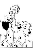 101 Dalmatiërs kleurplaat 14